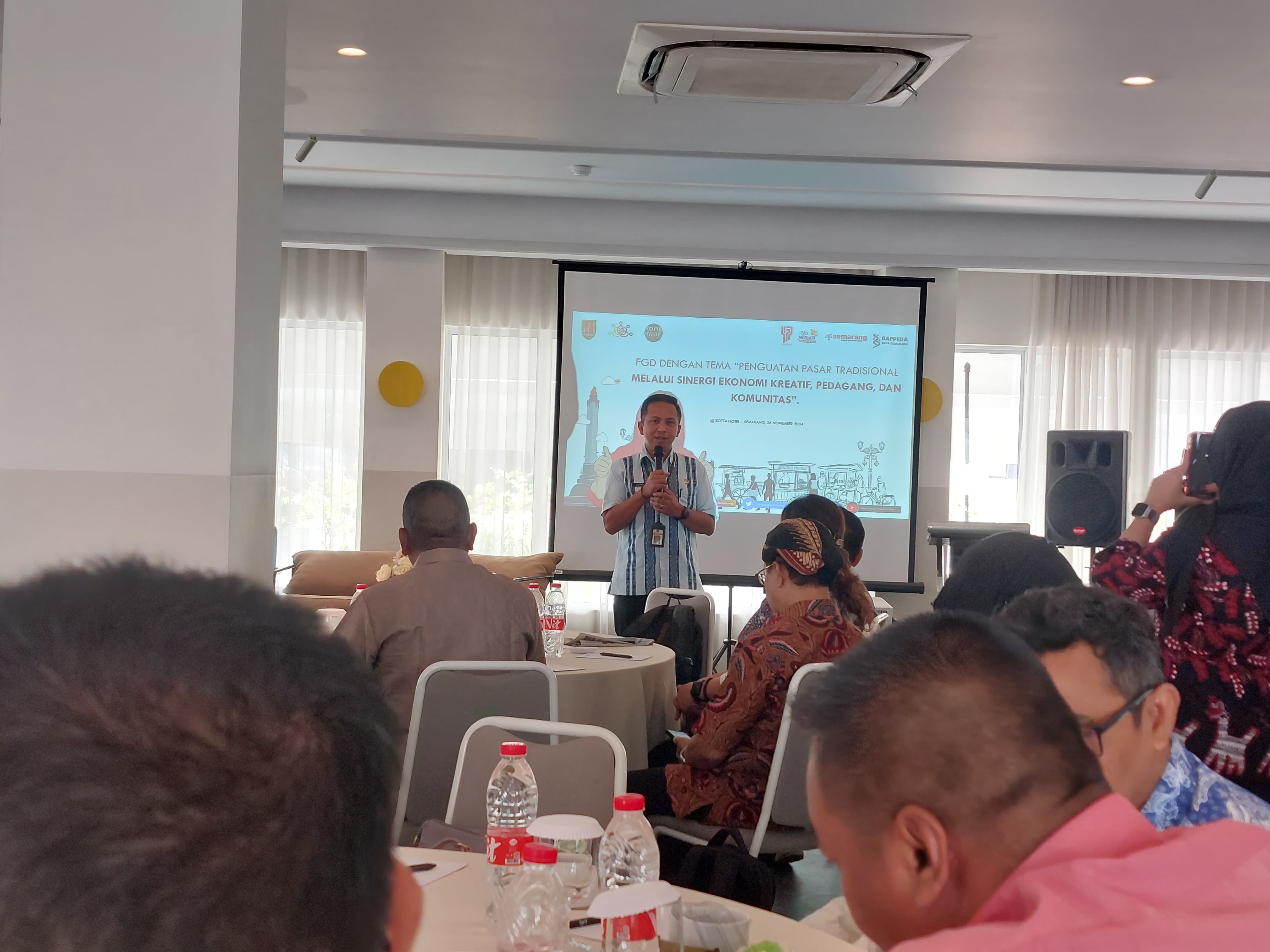 Diskominfo Hadiri FGD Penguatan Pasar Tradisional di Hotel Kotta